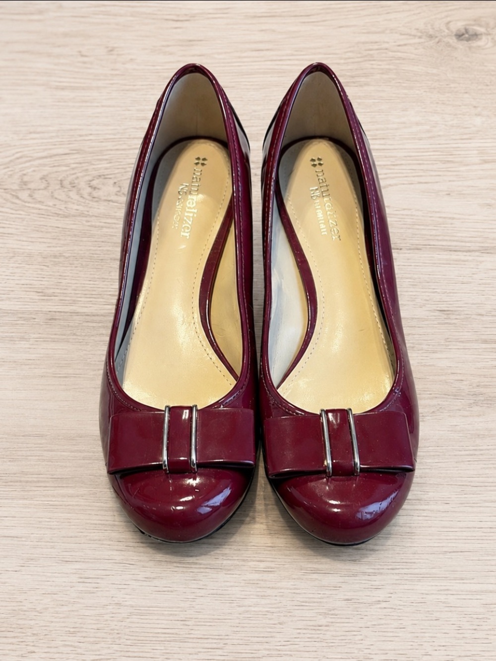 Naturalizer Burgundy Patent Leather Pumps Size 7